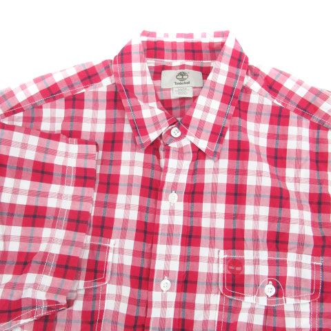 ティンバーランド Timberland カジュアルシャツ 半袖 チェック柄