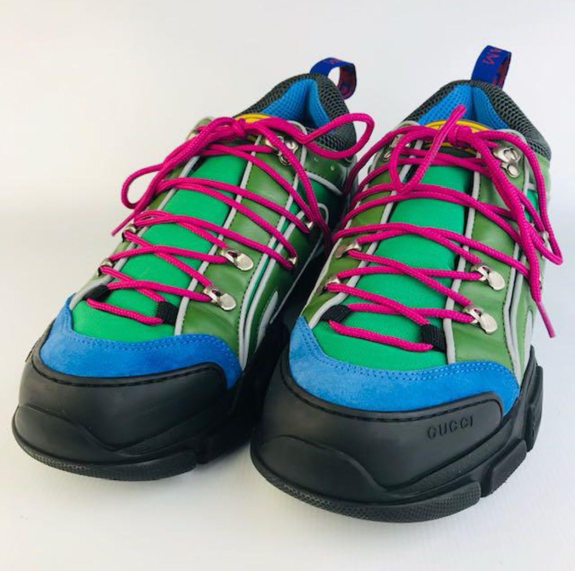 極美品☆GUCCI・グッチ Flashtrek フラッシュトレック メンズ レザー 