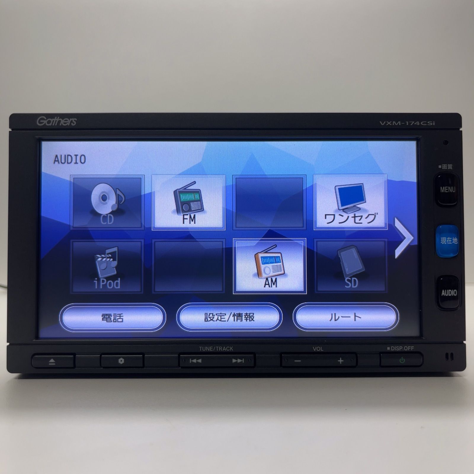 美品 HONDA 純正 ナビ Gathers VXM-174CSi タッチパネル正常　ホンダ TV ビデオ　CD AM FM ABLUETOOTH機能