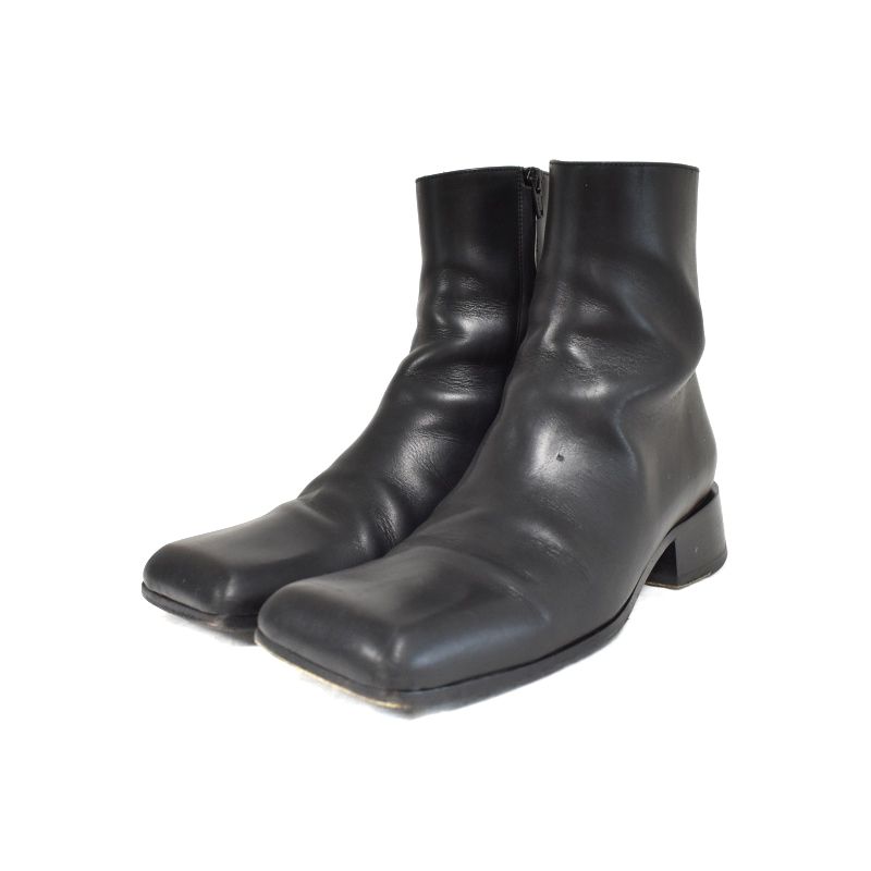 バレンシアガ BALENCIAGA WORK BOOTIE CORSARO CALFSKIN