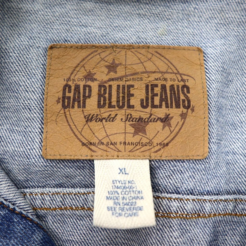 GAP BLUE JEANS 00年代 オールドギャップ デニムジャケット G