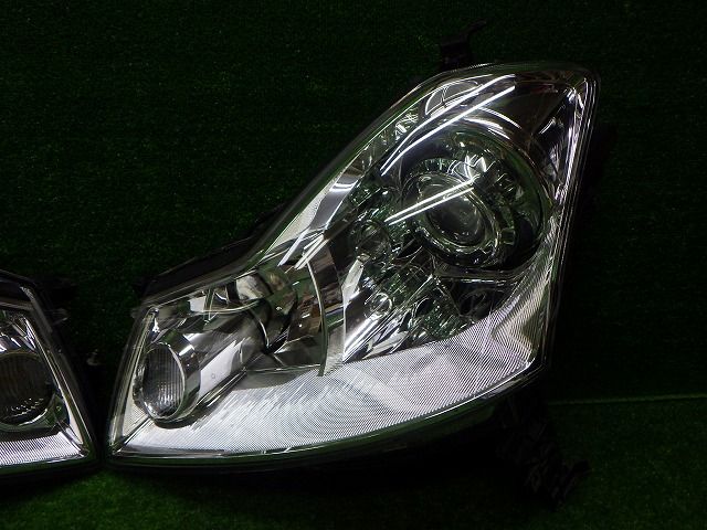 フーガXV　ヘッドライト　左右　ハロゲン　Y50　PNY50　前期　P4789　H　日産　綺麗　250724065 ライト