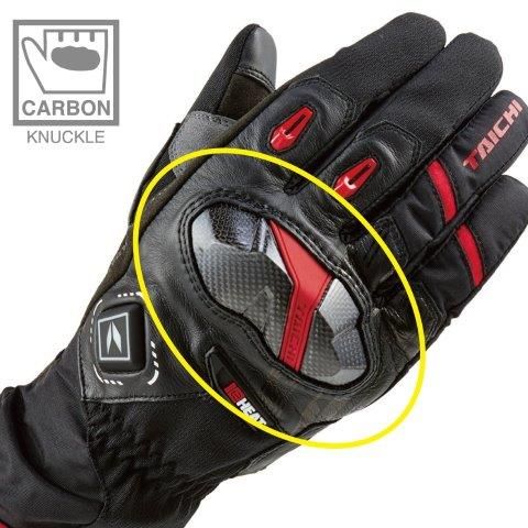 e-HEAT アームド グローブ ブラック/レッド 2024 Lサイズ RST654