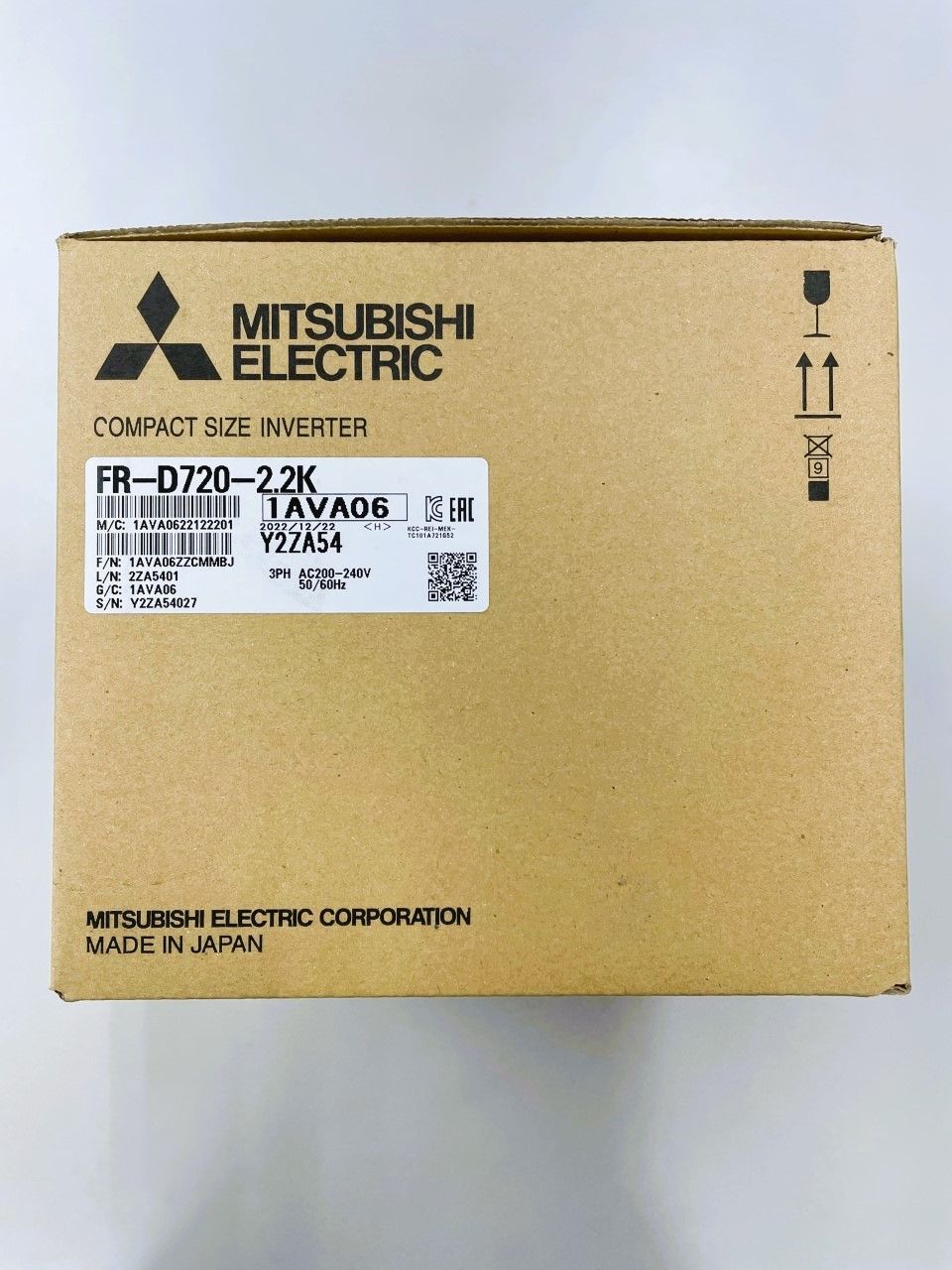 三菱電機 インバーター FR-D720-2.2K 未使用①（三菱電機製