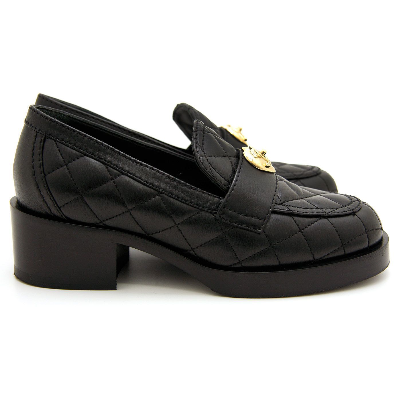 シャネル ターンロック ローファー 35 CHANEL - 希少CHANEL ターン