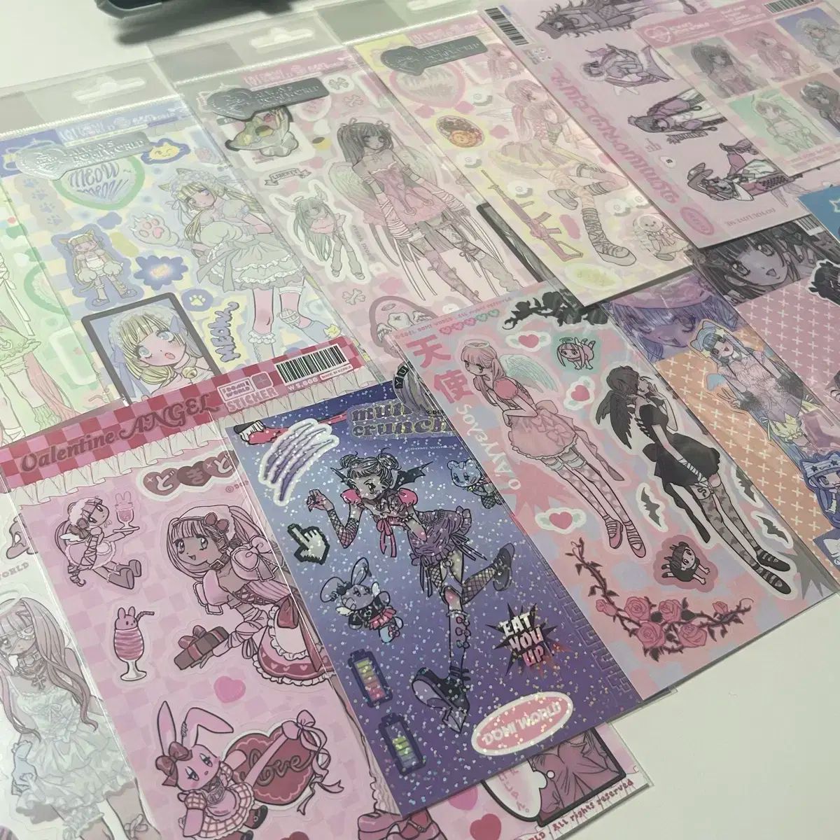 めろのうちわ屋さん♡オーダーサンプル集⑥ 名前 文字 ハングル ボード