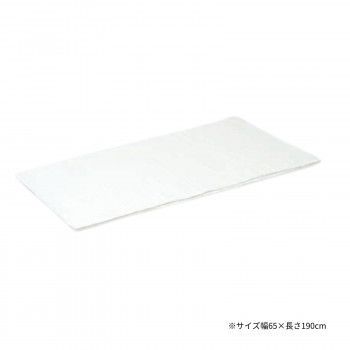 高田ベッド製作所 低反発マット用綿製カバー 幅65×長さ190cm 白 C-1238