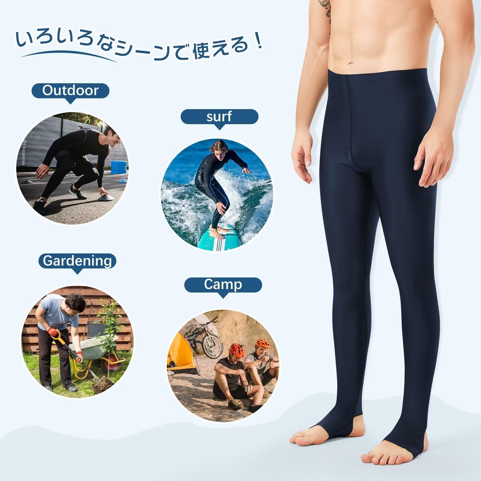 ⭐︎いちごさん専用⭐︎スカーラ　メランジトレンカレギンス　M トレンカレギンス トレンカ レギンス スパッツ#mis3025 - メルカリ