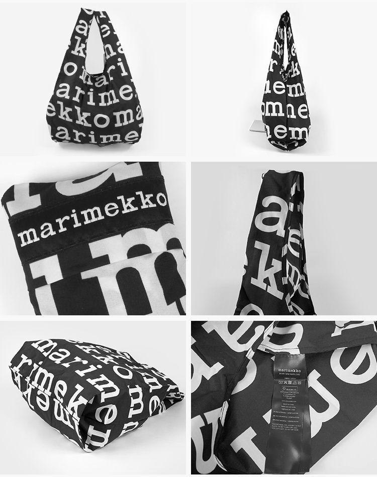 新品未使用 マリメッコ トートバッグ エコバッグ 折りたたみ コンパクト ウニッコ スマートバッグ marimekko SMARTBAG