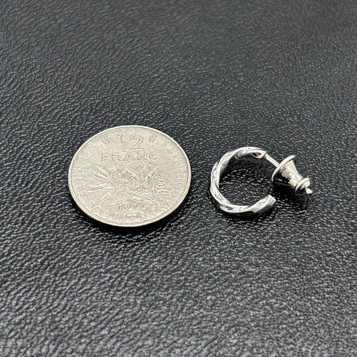 フープ メンズピアス シルバー925 片耳用 新品 送料無料 snd044