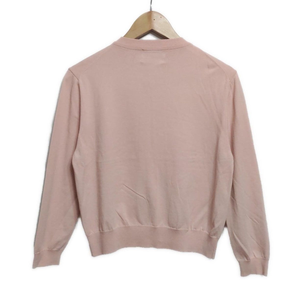 SEVEN TEN by MIHO KAWAHITO セブンテン バイミホカワヒト カーディガン サイズS レディース - ライトピンク 長袖 刺繍 蜂 WWW_USTAUSTRALIA_COM_AU