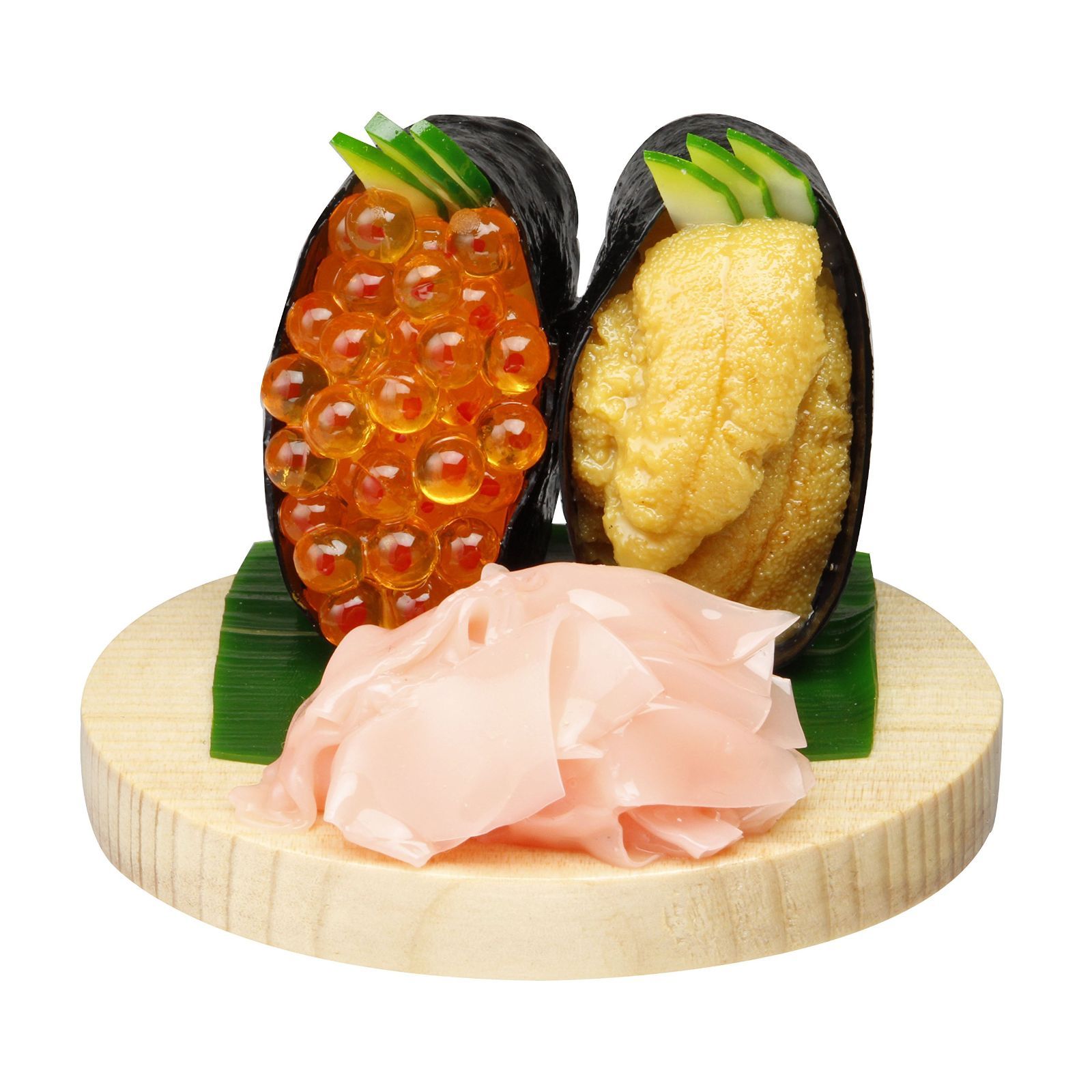 【人気商品】食品サンプルスマホスタンド 各機種対応 にぎり寿司/ウニ・イクラ 末武サンプル stand-10087