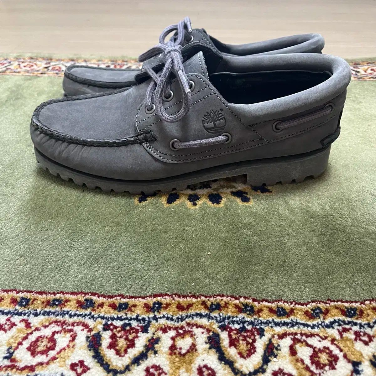 Timberland ティンバーランド 3 子供 ボートシューズ グレー