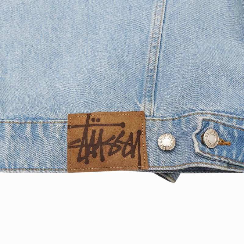 Stussy Trucker Jacket Denim ライトブルー Stussy Trucker Jacket Denim ライトブルー