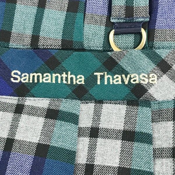 SAMANTHA THAVASA サマンサタバサ プリーツスカート チェック柄