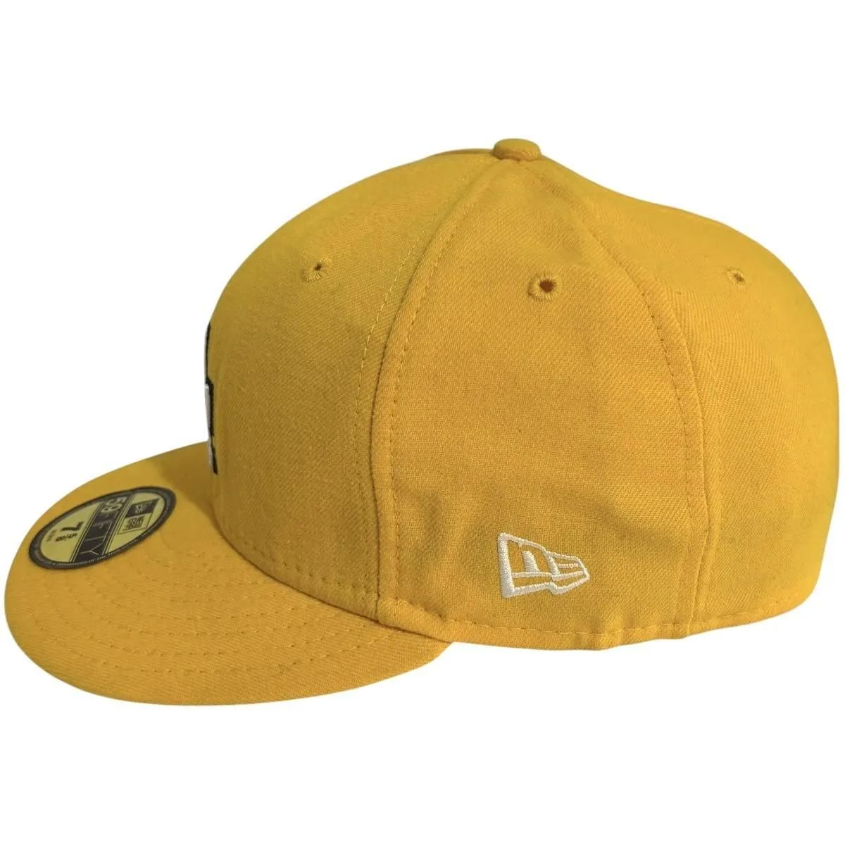 USA製 00s NEWERA Dodgers CAP 59FIFTY 7 5/8 yellow custom