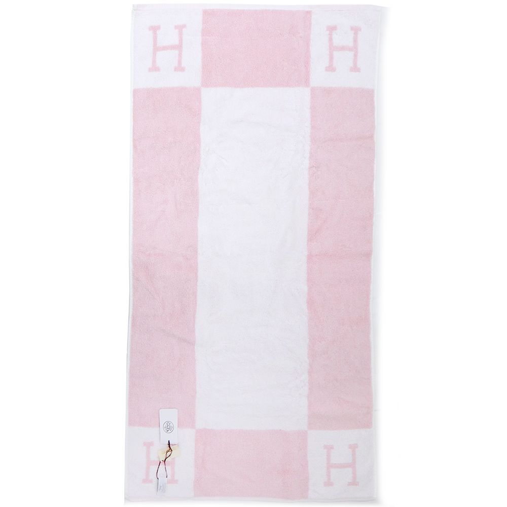 エルメス フェイスタオル アヴァロン 2枚セット コットン100％ ローズ