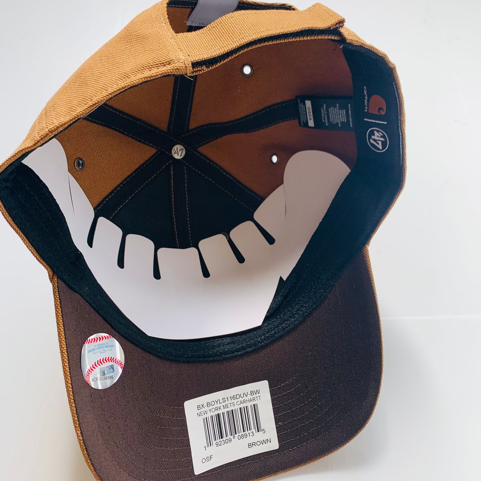 数量限定 Carhartt × 47BRAND メッツ キャップ NY - メルカリ