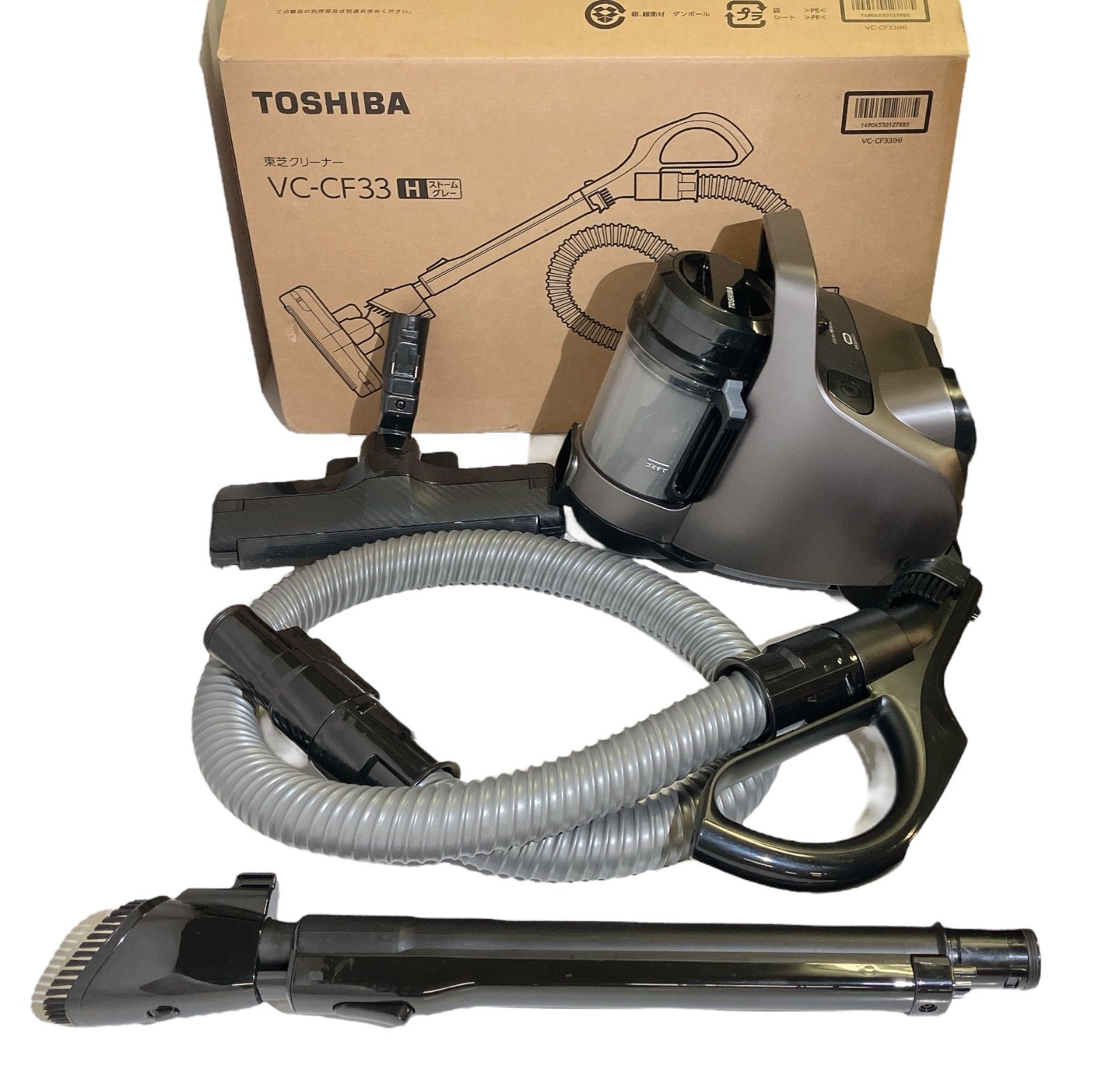 TOSHIBA 東芝 トルネオ ミニ VC-CF33 (H) ストームグレー サイクロン式 