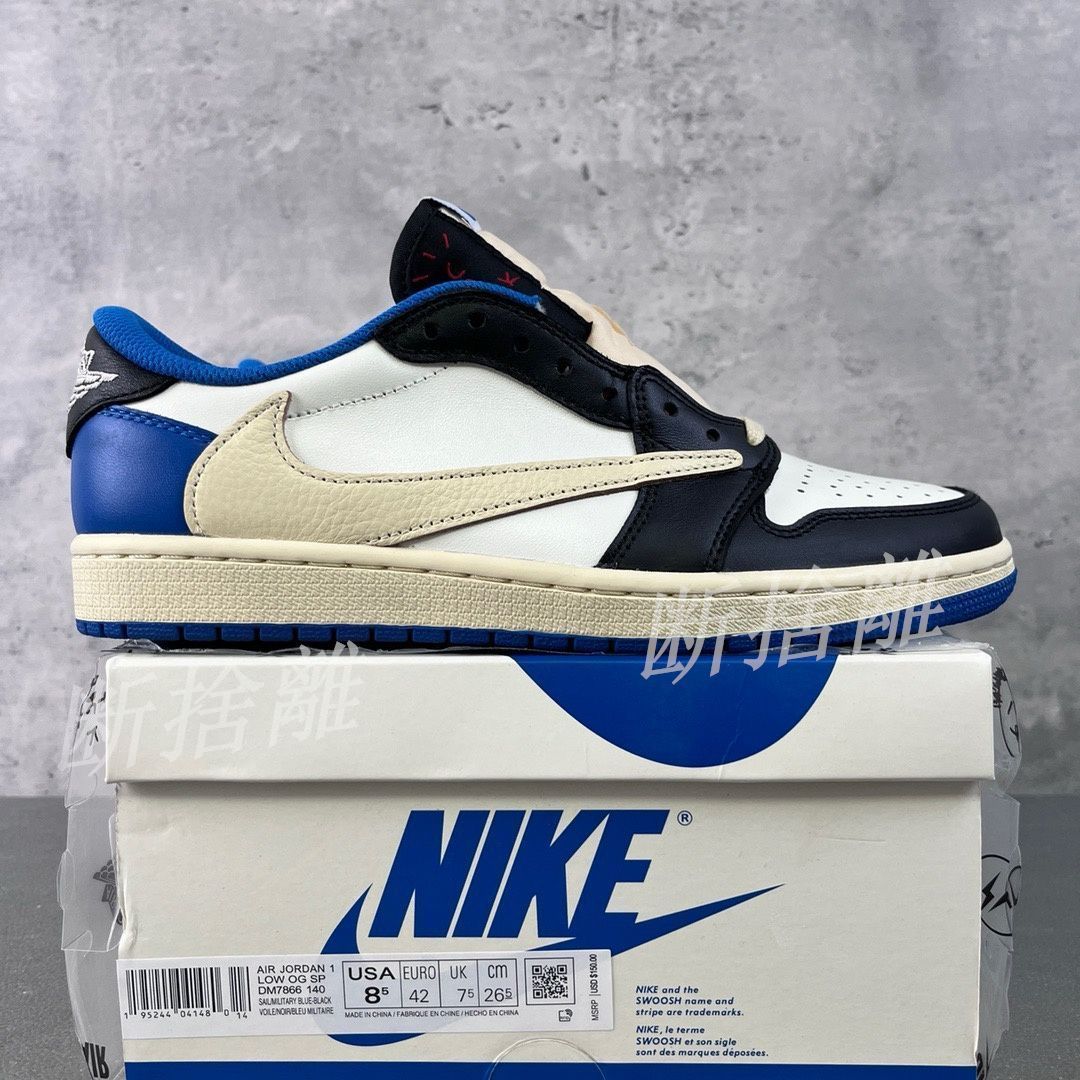 26.5 NIKE AIR JORDAN 1 TRAVIS SCOTT靴/シューズ - スニーカー