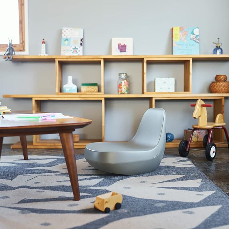 フロアチェア ENOTS グレー 座椅子 enots フロアチェア 座椅子 岩谷