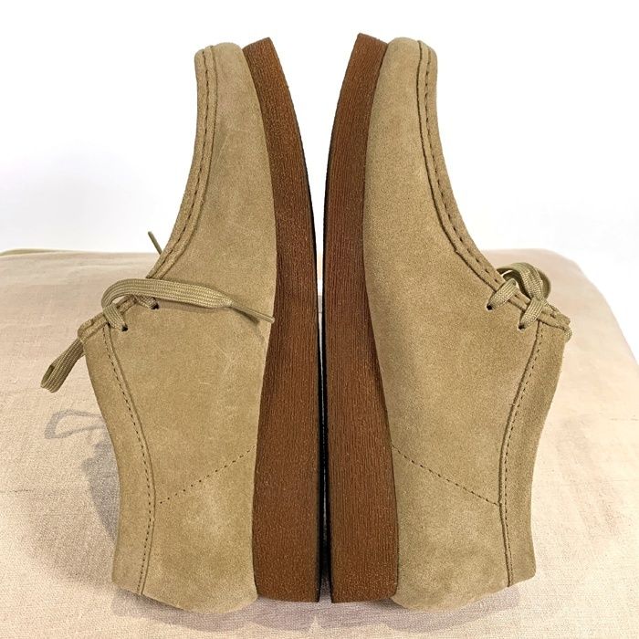 Clarks クラークス WALLABEE ワラビー スウェードシューズ ベージュ 61304065 Size UK7.5 (26.5cm)