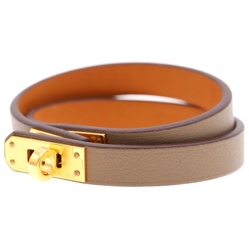 HERMES (エルメス) ミニケリー ドゥブルトゥール エトゥープ