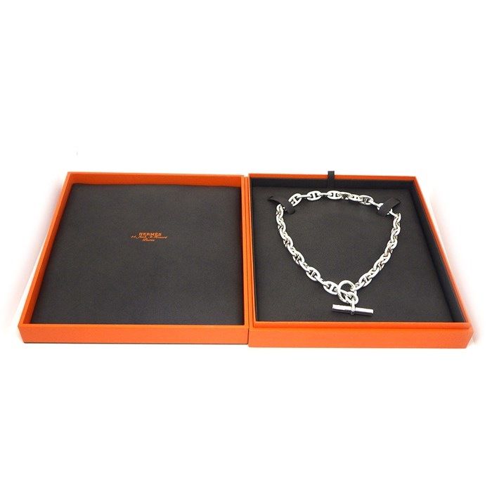 エルメス HERMES ネックレス シェーヌダンクル MM/36コマ