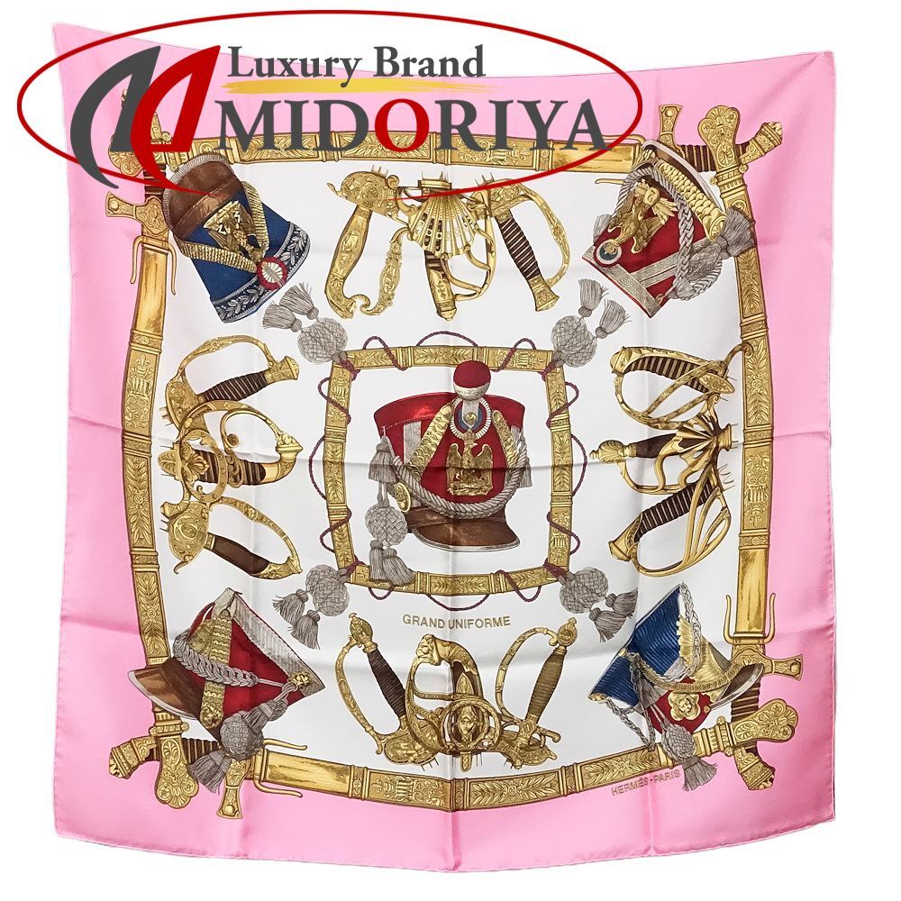 HERMES エルメス スカーフ レディース カレ90 GRAND UNIFORME