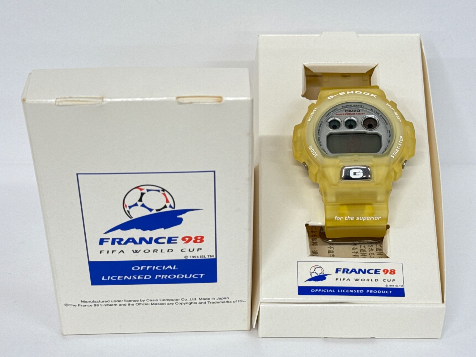 C958 G-SHOCK ジーショック DW-6900WF-7T ワールドカップ 1998年 フランス大会記念モデル 不稼働品