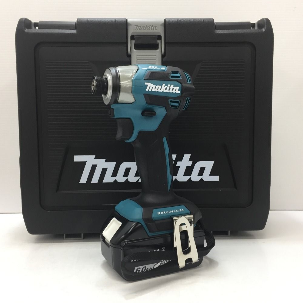 makita マキタ 18V 6.0Ah 充電式インパクトドライバ 青 ケース・充電器