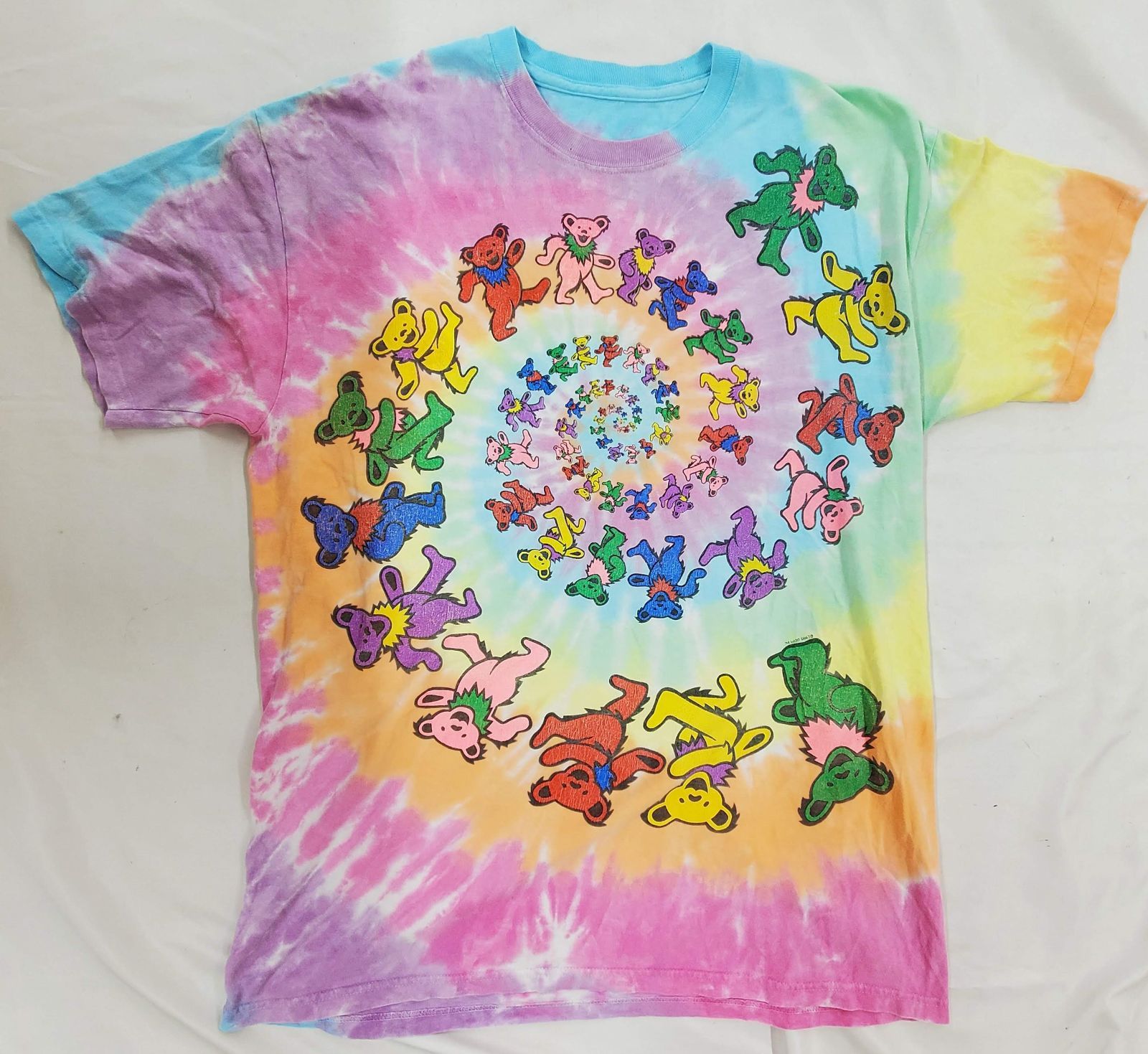 -@ フォロー感謝割 グレイトフルデッド タイダイ バンドＴシャツ ヴィンテージ 新品 grateful dead グレイトフルデッド タイダイ柄 Tシャツ