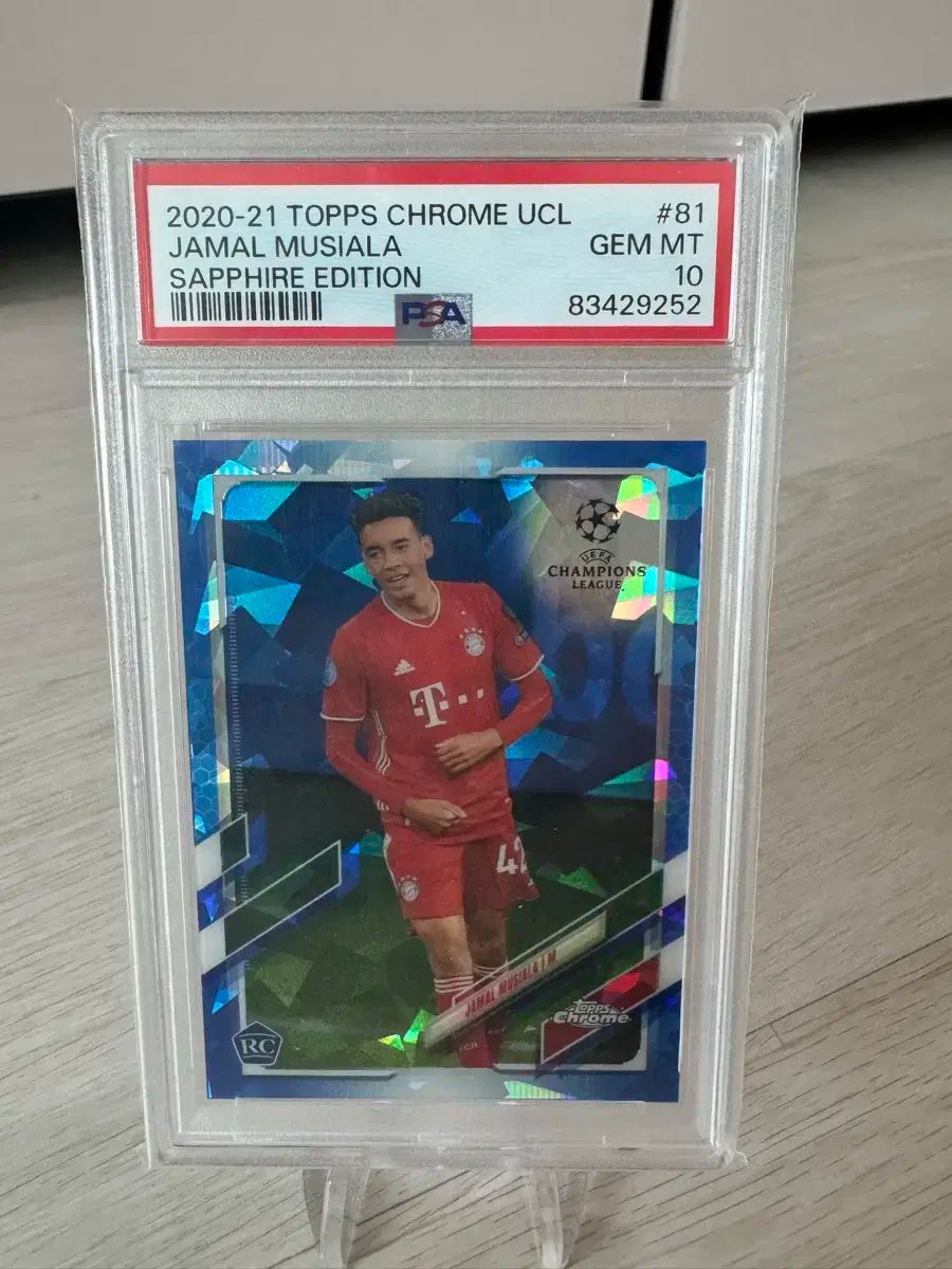 2020 ー 21 TOPPS トップス クロム サファイア ジャマル ムシアラ ルーキー psa10