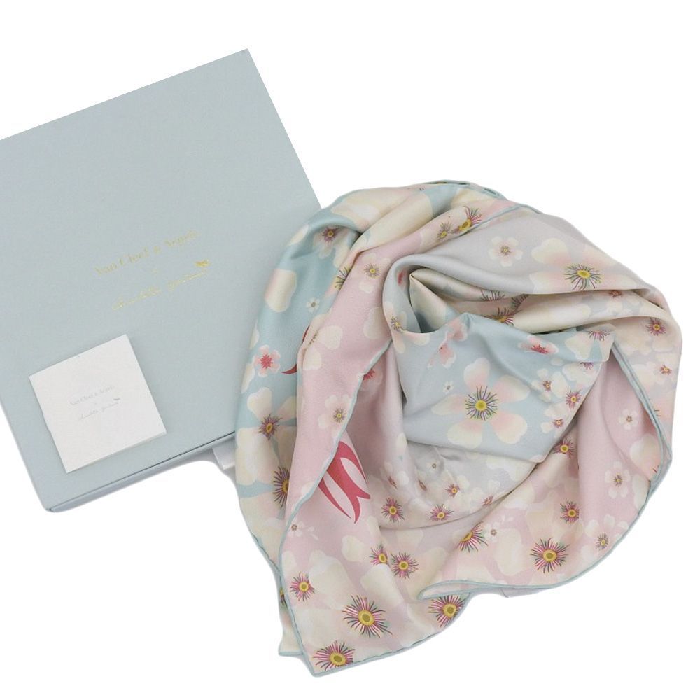 Van Cleef and Arpels スカーフ シルク100% イタリア Van Cleef and