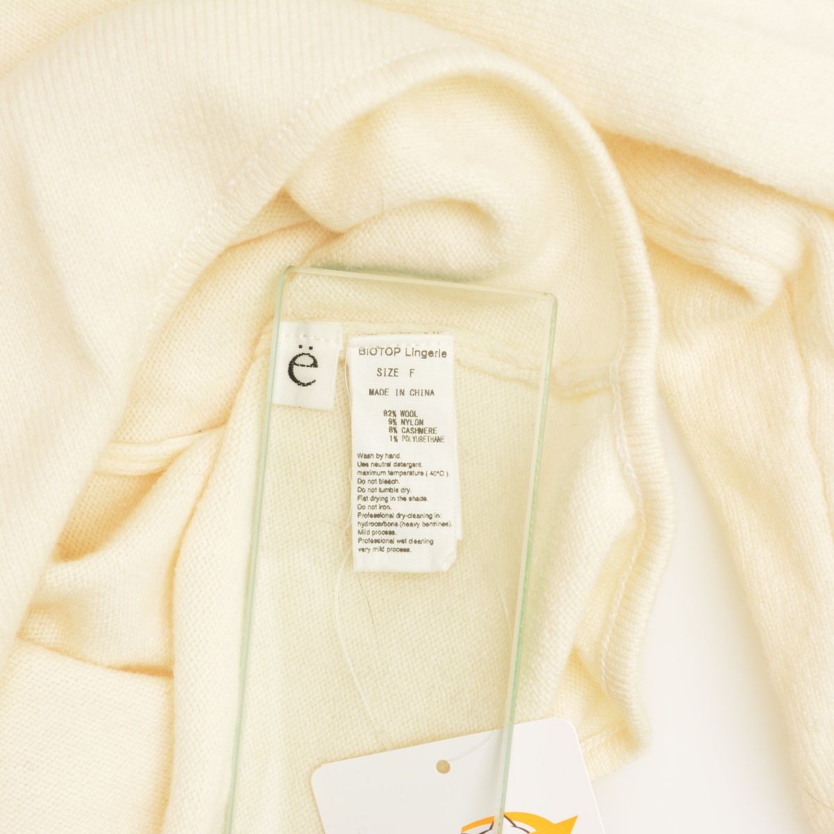yoBIOTOP】EEM-42030 Classic wool cashmere bodysuit ボディースーツ
