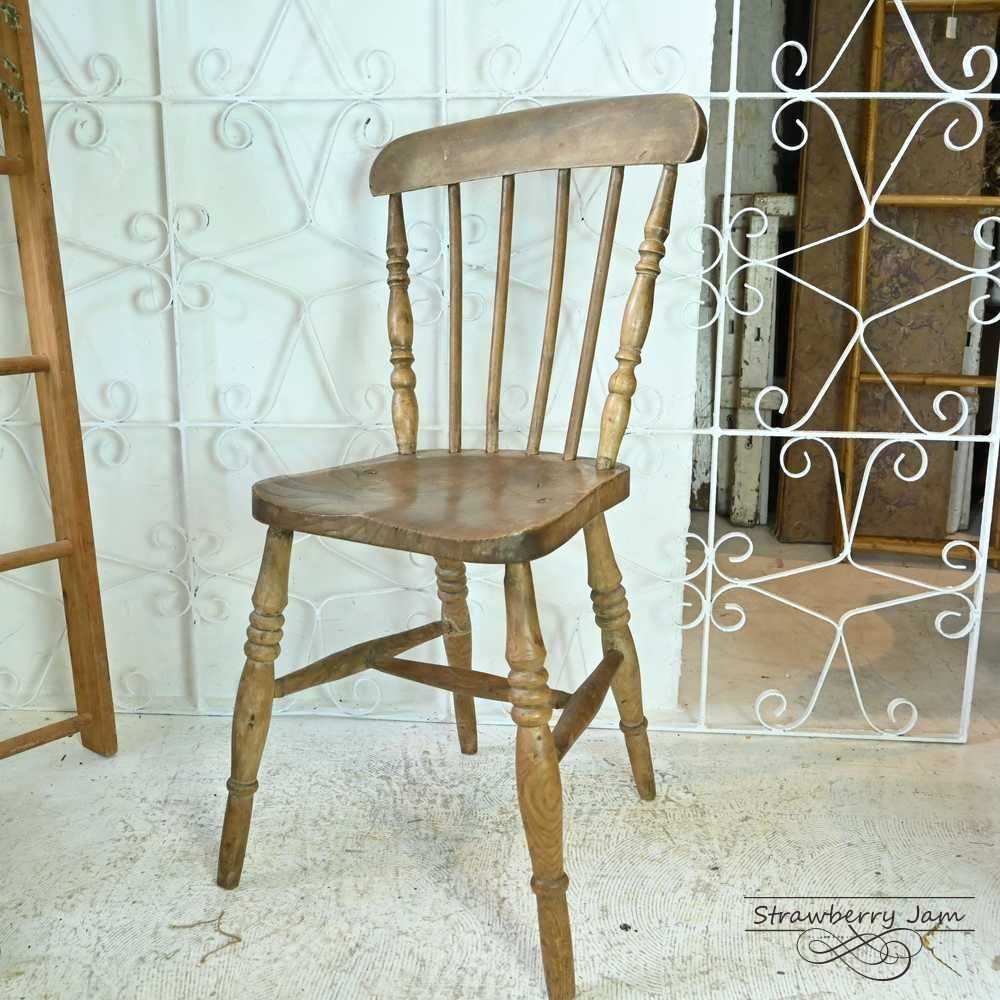 英国パイン家具　スラットチェア　A 英国パイン家具 スラットチェア A アンティーク スラットチェア