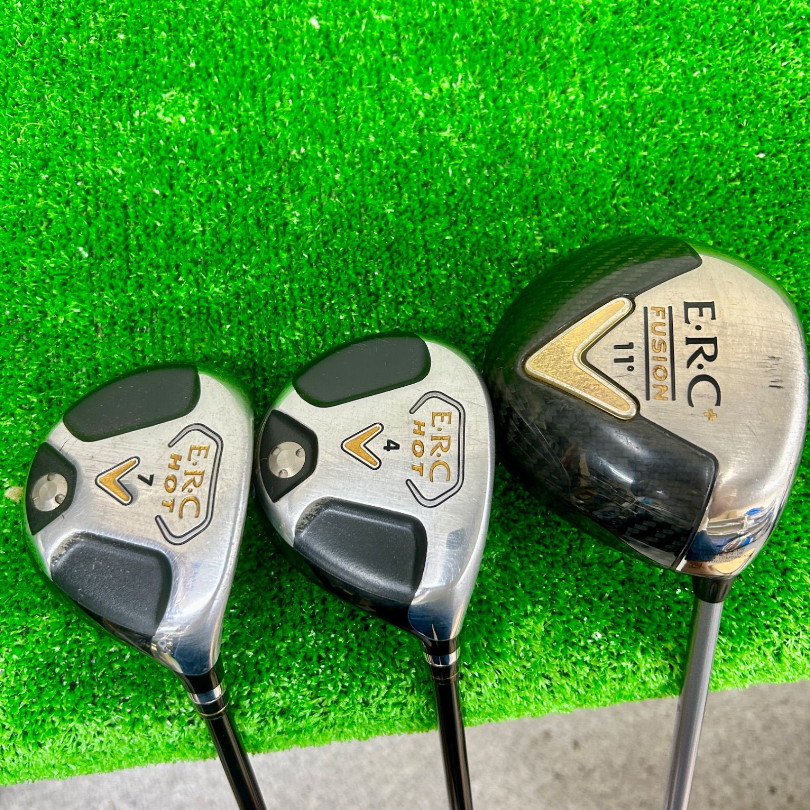 callaway キャロウェイ ERCシリーズ メンズ フルセット ゴルフセット 12本 カーボン フレックス【R】AXEL キャディバッグ付 -  メルカリ