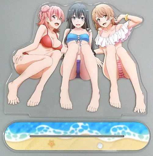 雑貨 雪ノ下雪乃＆由比ヶ浜結衣＆一色いろは 水着 ビッグクリアスタンド やはり俺の青春ラブコメはまちがっている 完