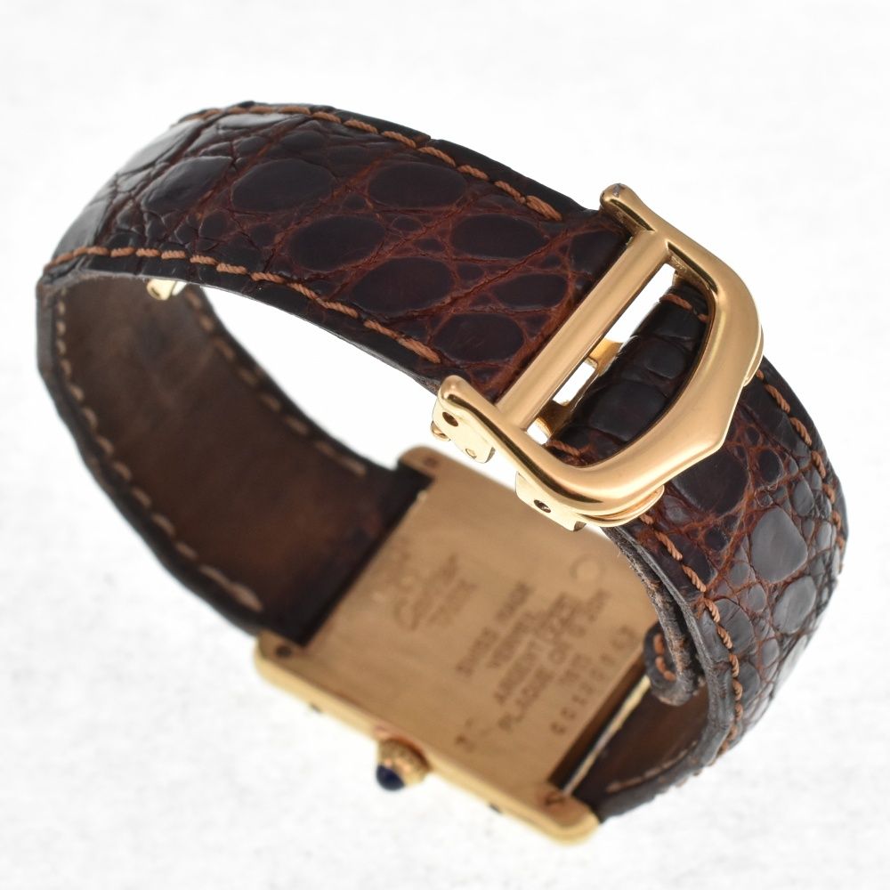 must de Cartier カルティエヴェルメイユ SV925 カルティエ CARTIER 1615/W1002754 マストタンク ヴェルメイユ