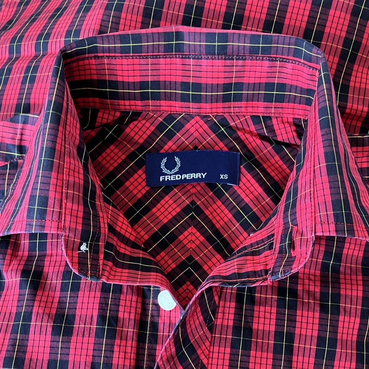 フレッドペリーfred perryシアーシャツタータンチェック赤 シャツ | FRED PERRY JAPAN | フレッドペリー日本公式サイト