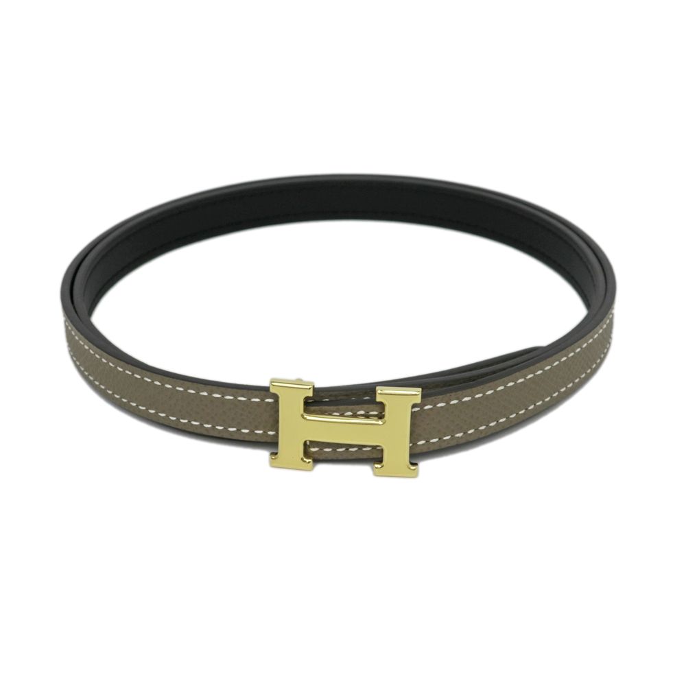 名東】エルメス ミニコンスタンスベルト エプソン 80cm エトゥープ  