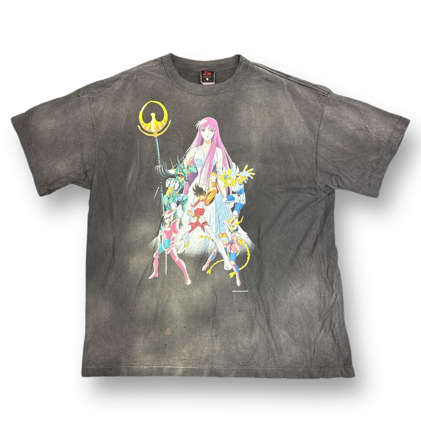 SAINT MICHAEL セントマイケル 聖闘士星矢 tシャツ XL 完売 SAINT MICHAEL/セントマイケル/SS TEE DAMAGED BLACK | ROYAL FLASH