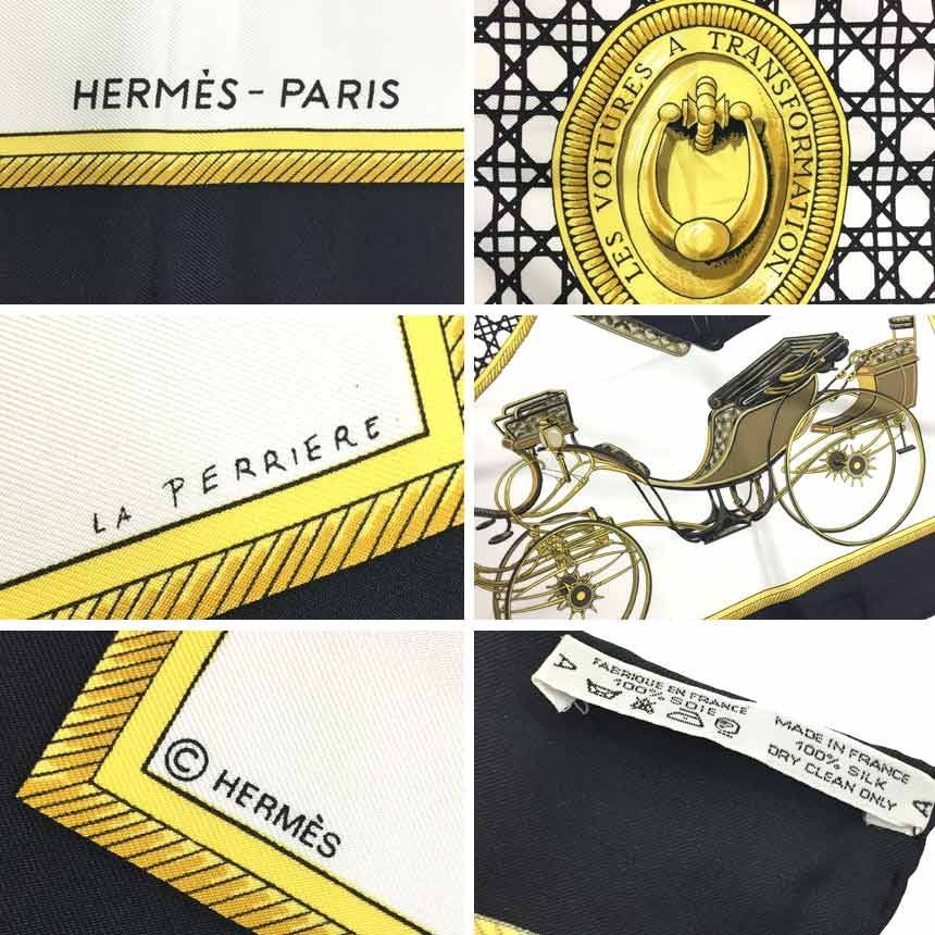 HERMES エルメス スカーフ カレ90 LES VOITURES A TRANSFORMATION