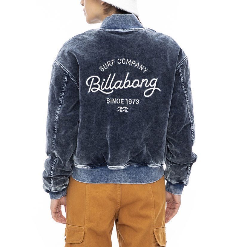 【SALE】2023秋冬 新品【BILLABONG/ビラボン】INDIGO VELOUR JACKET ジャケット IND レディース BD014-768