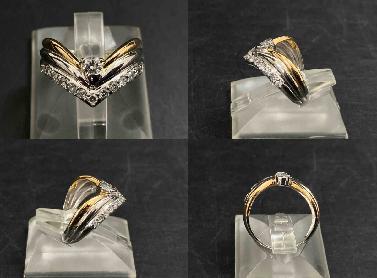 K18 金 天然ダイヤモンド D1.00CT リング（鑑定書付き） - メルカリ