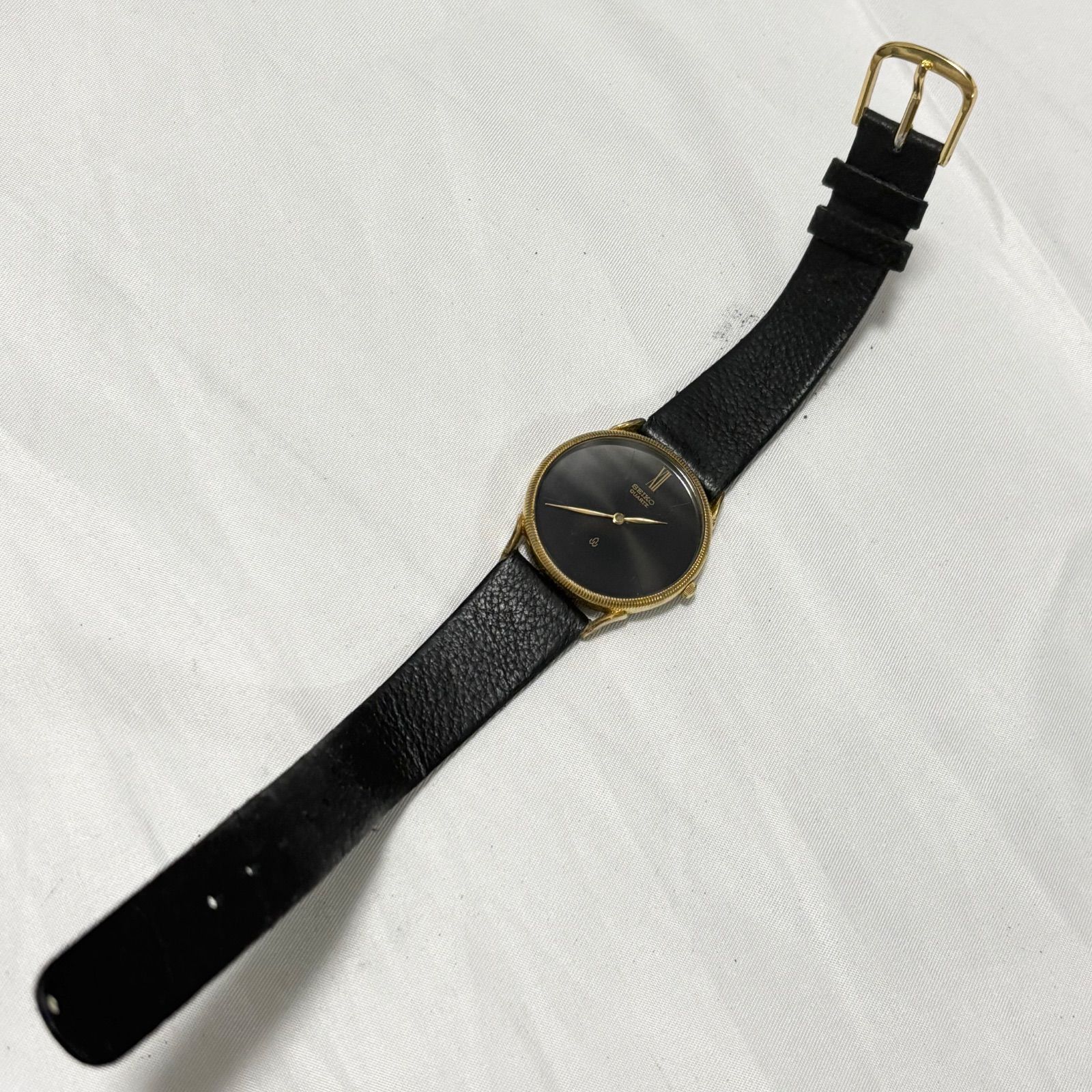 送料無料】SEIKO/セイコー/6020-7060/クォーツ腕時計/ブラック