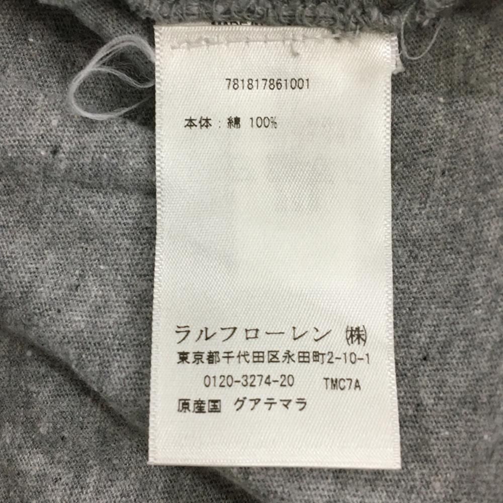 美品】ラルフローレン パーカー グレー ポロベア 薄手 メンズ M ゴルフ