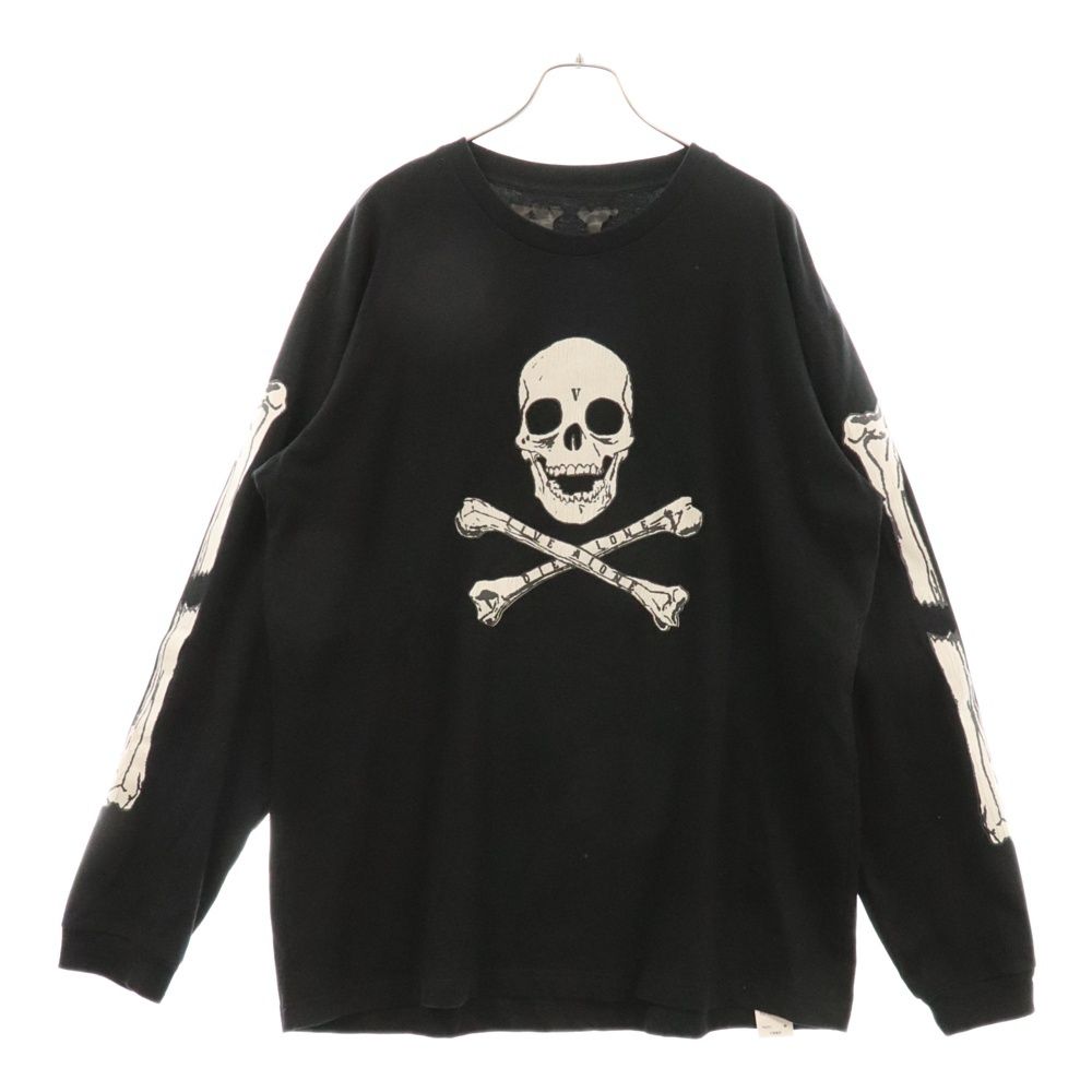 VLONE (ヴィーロン) 18SS Skull & Bone L/S TEE スカルボーン長袖T 