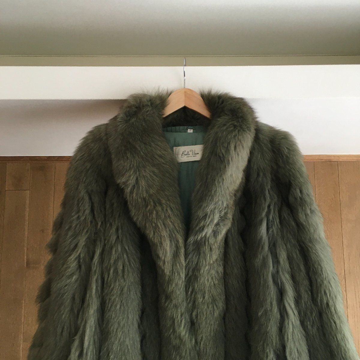 高級75万Belle Vision SAGA FOX フォックス ファー コート 高級75万