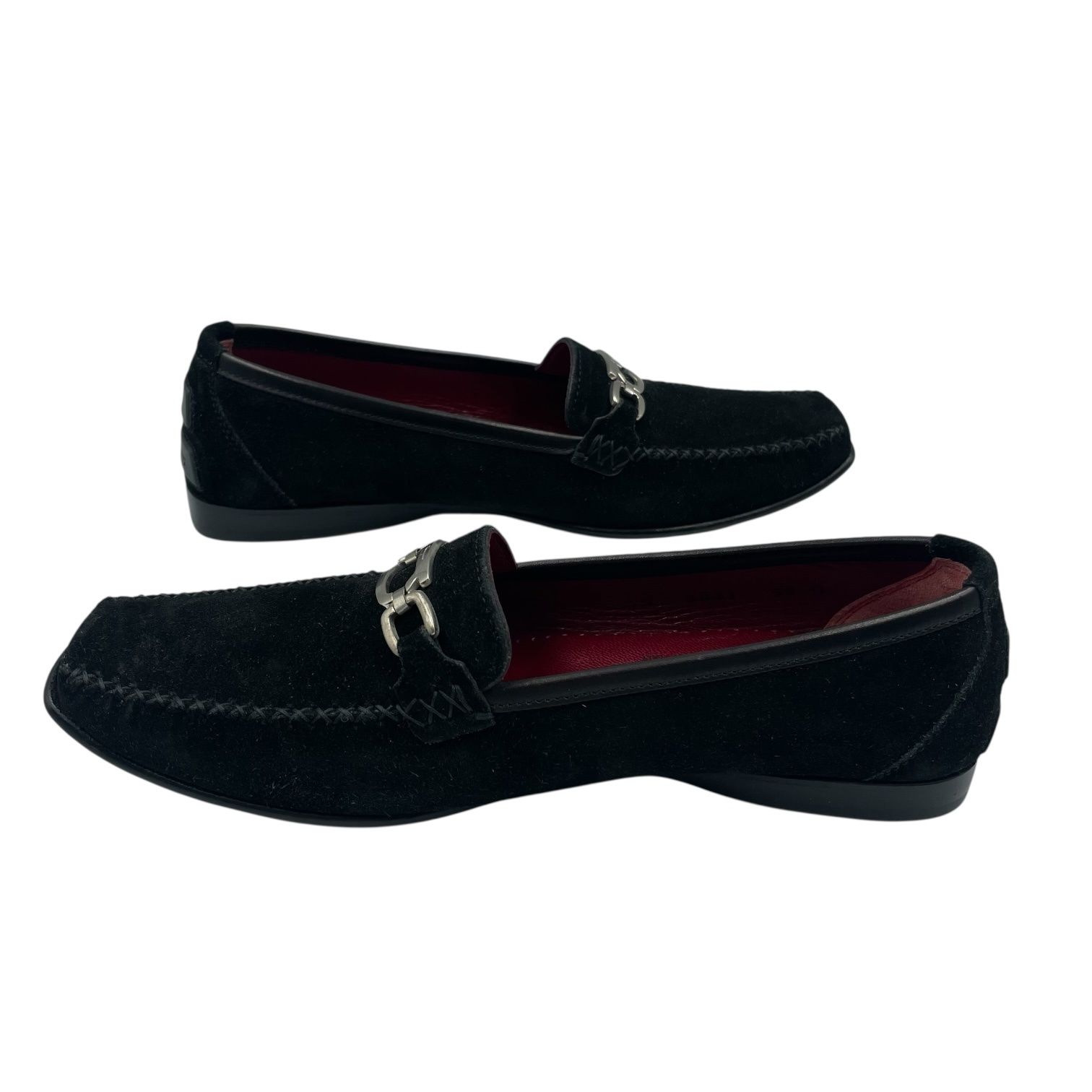 未使用品 Salvatore Ferragamo フェラガモ ローファー スウェード 